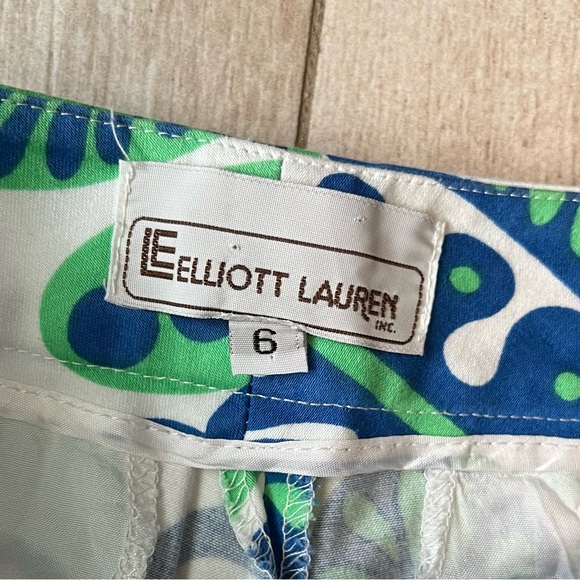 Elliot Lauren Boho Floral Casual Pants Mid Rise Lightweight Size 6 - Picture 4 of 4